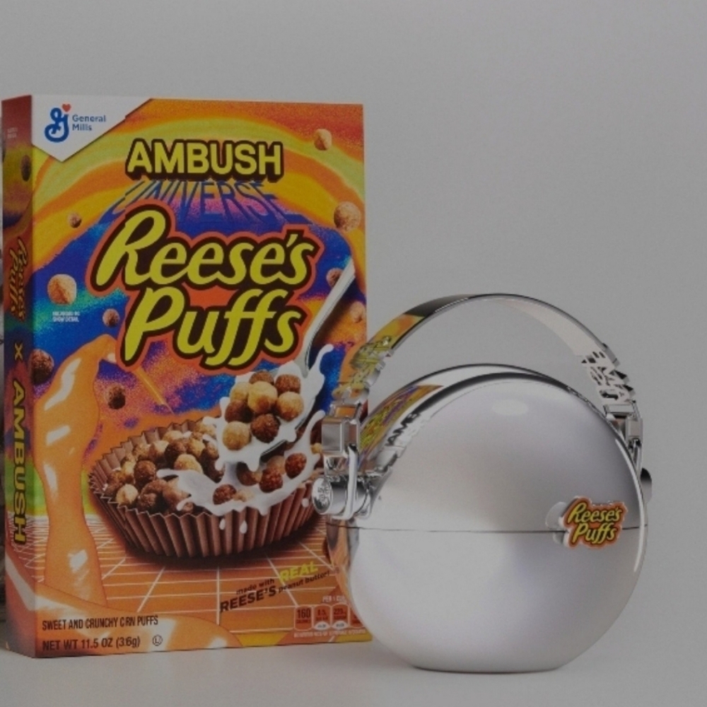 AMBUSH Reese's Puffs Cereal Metal Bowl Bag